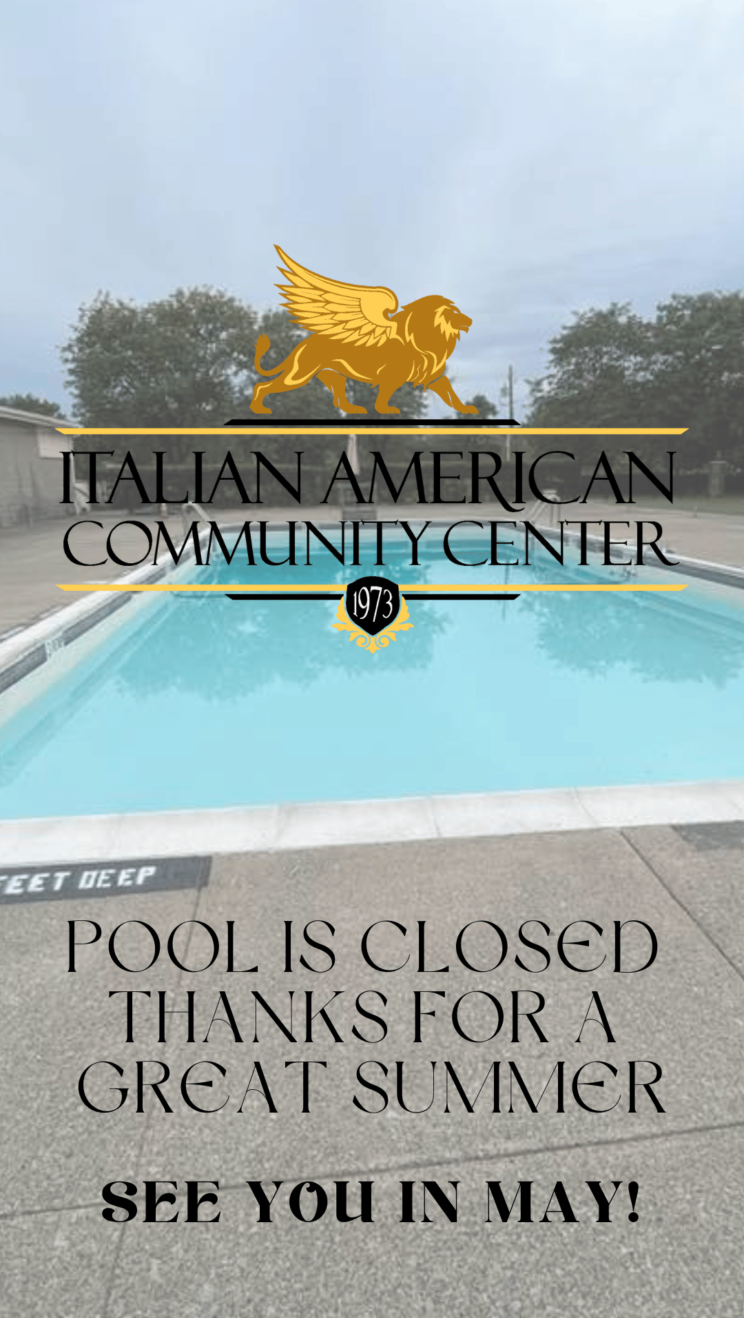 The Pool is Closed for the Season