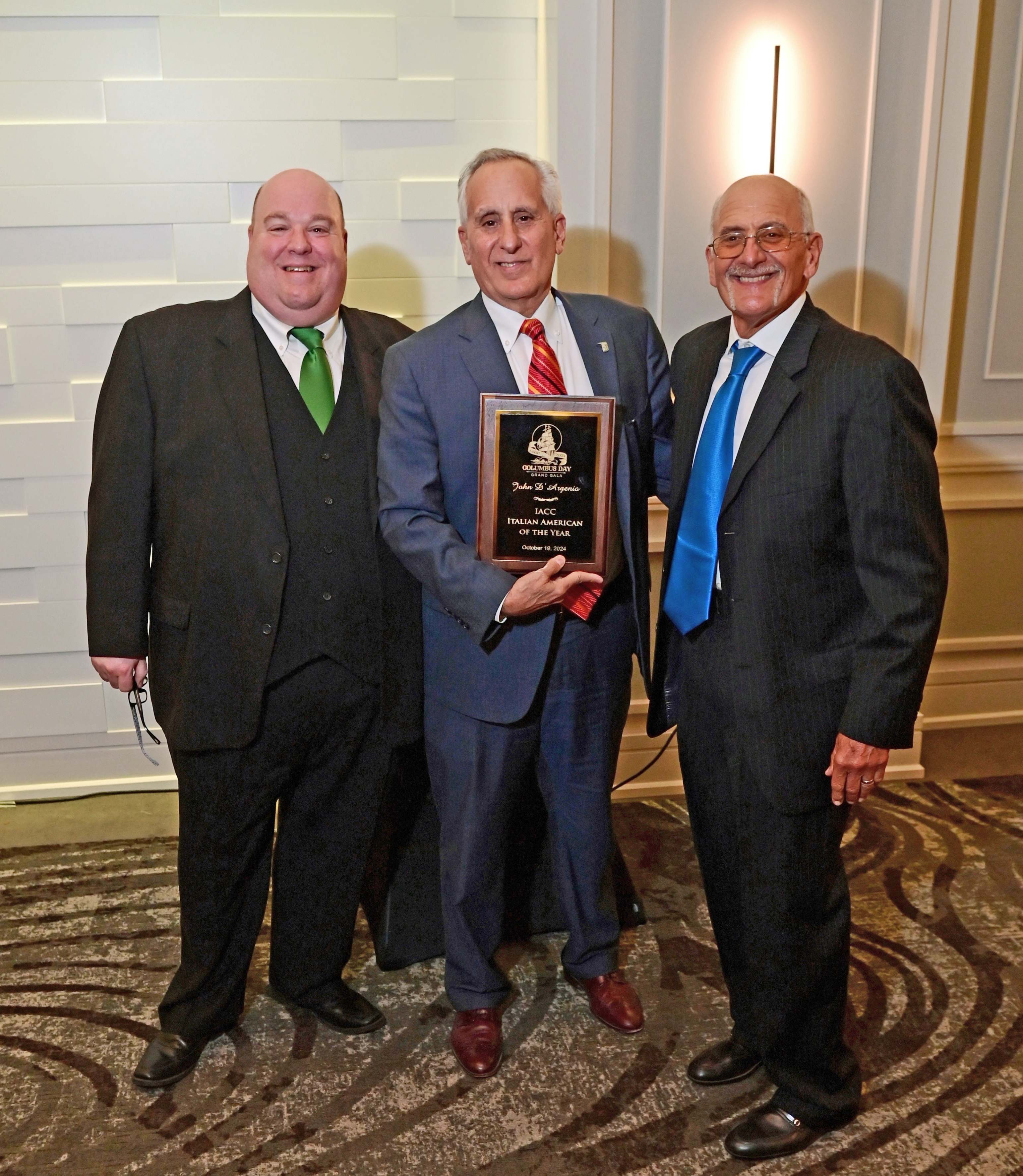 Italian American of the Year award to John D'Argenio