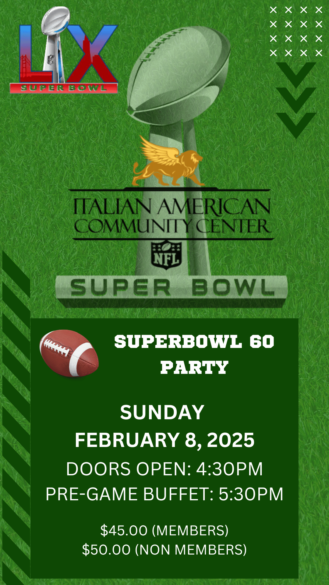 Superbowl Party-Feb 8th