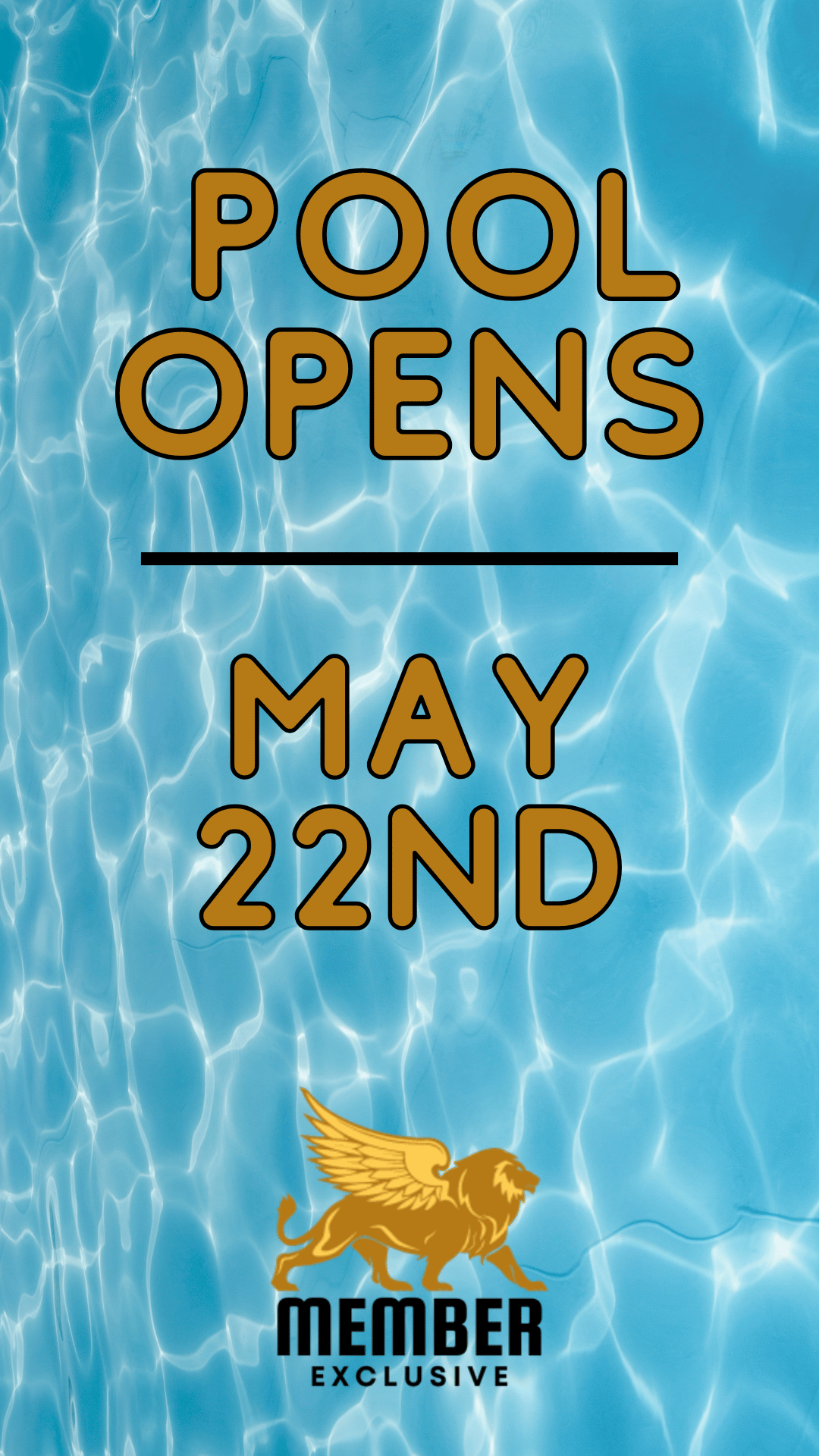 IACC Pool Opens May 22nd