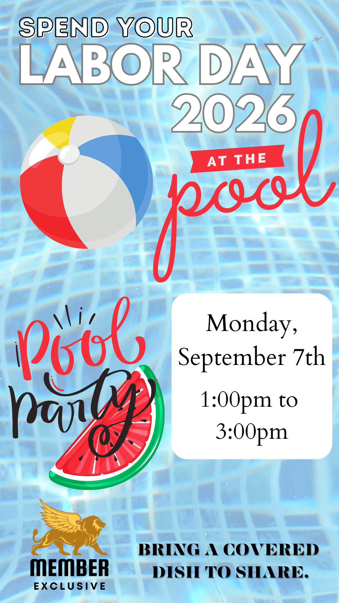 Labor Day Pool Party 2026